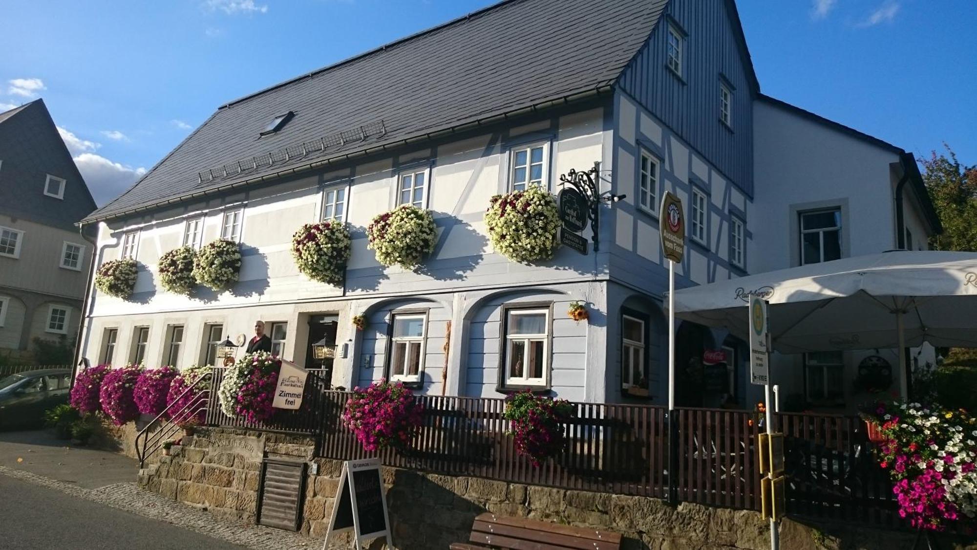 Gasthof Zur Hoffnung Hinterhermsdorf Kültér fotó